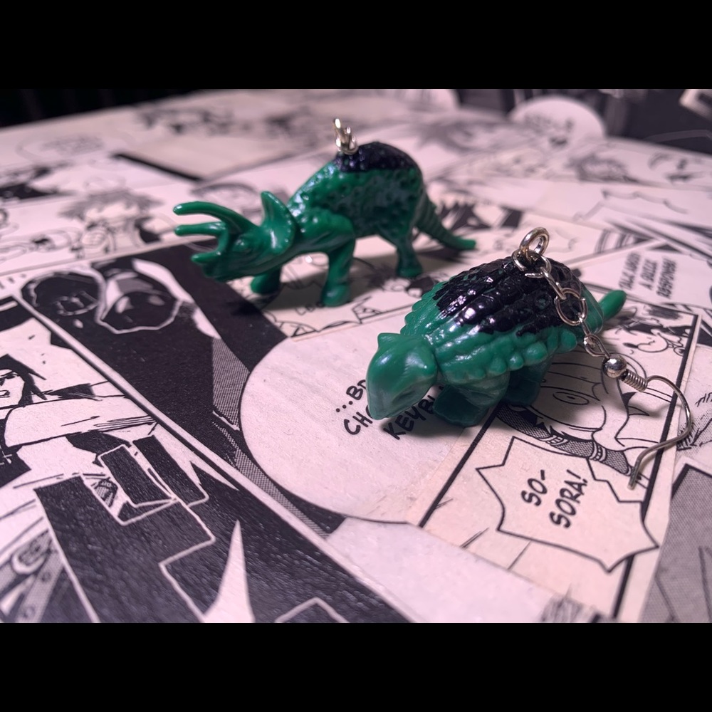 Dinosaur Earrings
